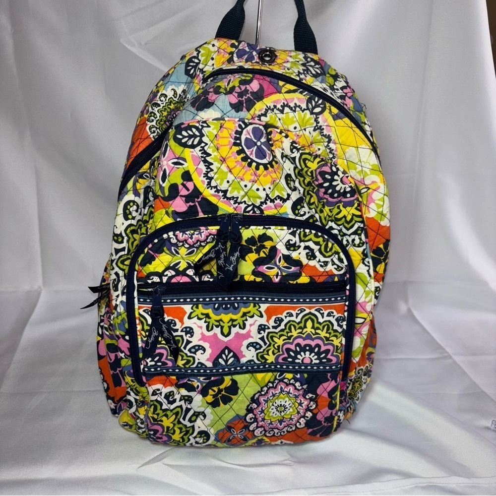 Vera Bradley Campus Backpack In Parisian Paisley